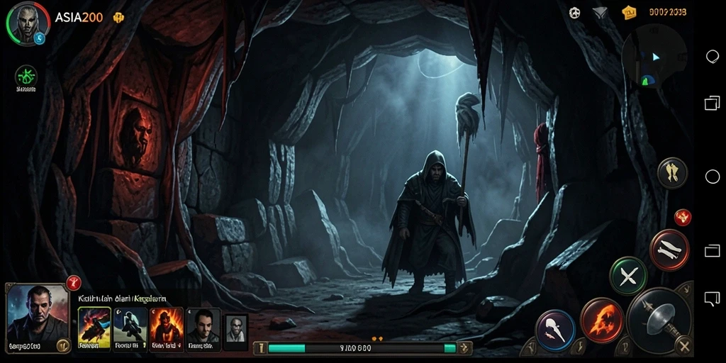 Gameplay mencekam dalam ASIA200 dengan suasana Horror yang mencekam.