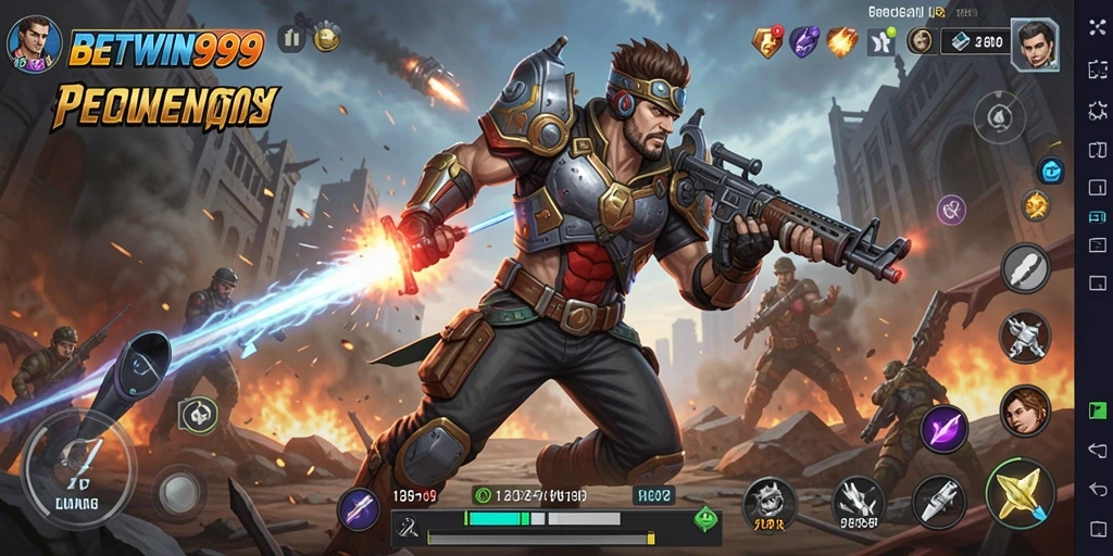 Tangkapan layar BETWIN999 menampilkan aksi mendebarkan dari gameplay.
