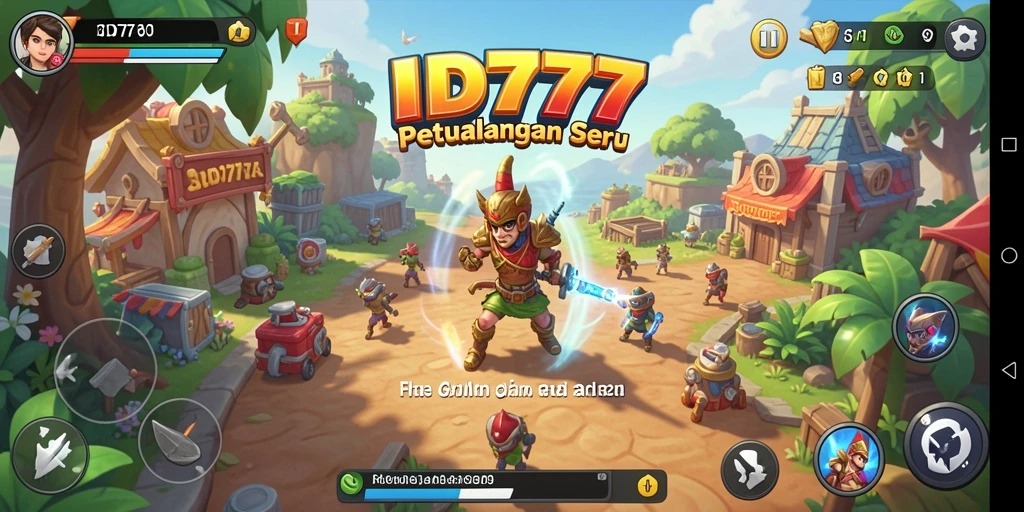 Gameplay ID777 dengan grafik menarik dan tantangan mendebarkan.