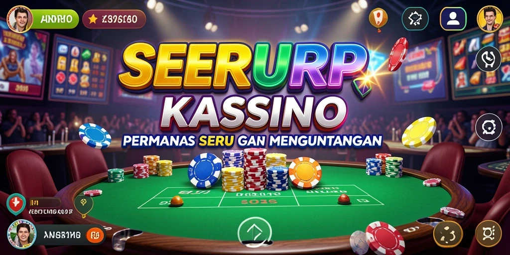 Tampilan menarik dari gameplay Kasino dalam SERURP.